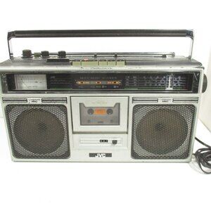 Vintage JVC RC-646JW Cassette Radio Boombox Ghettoblaster Works